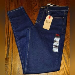 New Levi's Women's 311 Shaping Skinny Jeans in Darkest Sky 27 x 30